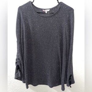 Juicy Couture Sparkling Charcoal Long Sleeve women’s Top medium sweater